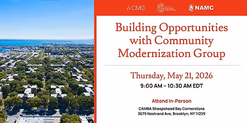 NAMC Building Opportunities with Community Modernization Group
