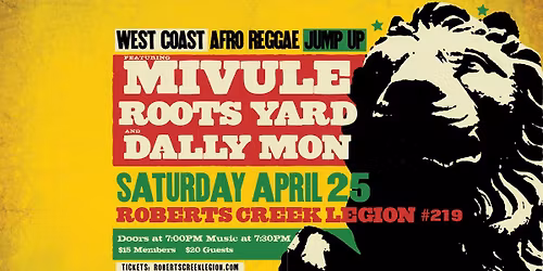Reggae Night in Roberts Creek!