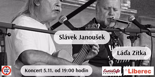 Sl\u00e1vek Janou\u0161ek a L\u00e1\u010fa Z\u00edtka v CrossCafe Pra\u017esk\u00e1 v Liberci