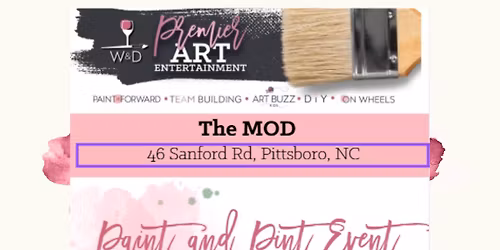 Paint and Pint at The Mod