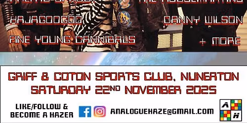 Live at Griff & Coton Sports Club, Nuneaton