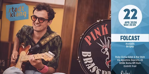 30th of April 2026 | FOLCAST | live @ Ruby Giulia Hotel & Bar, Florence