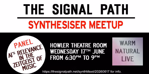The Signal Path Synth Meet - Panel - AI in Music - Warm Natural Live
