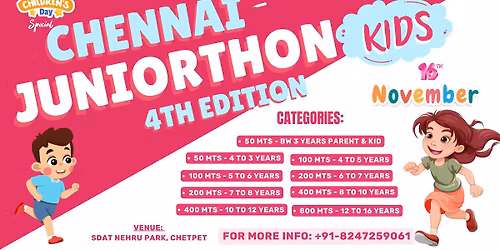 Chennai Juniorthon 4th Edition