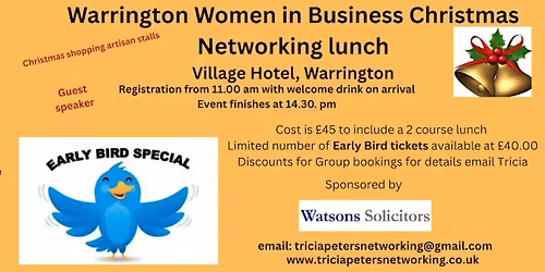 Warrington Women in Business Lunch