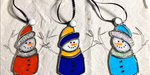 Winter fun stained glass class!