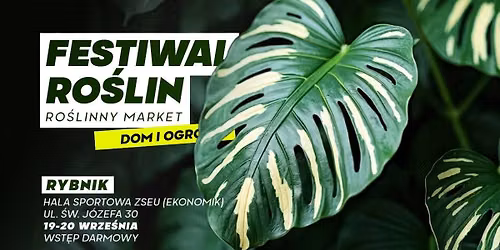Festiwal Roślin w Rybniku - wielki market roślin w supercenach
