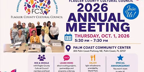 Flagler County Cultural Council Annual Meeting