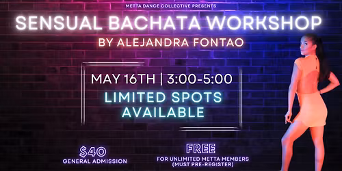 Sensual Bachata Workshop with Alejandra Fontao