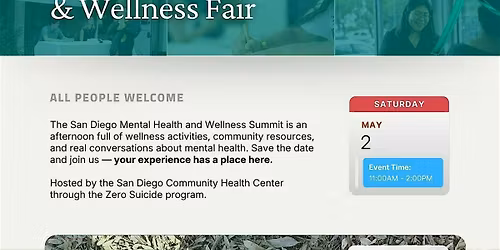 Mental Health and Wellness Fair