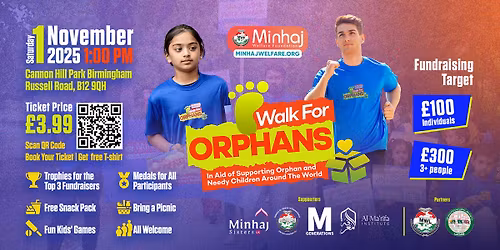 Walk for Orphans Canon Hill park Birmingham