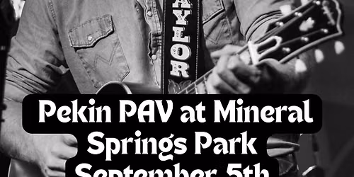Taylor Bruninga & The Bandits LIVE at the Pekin Performing Arts Venue