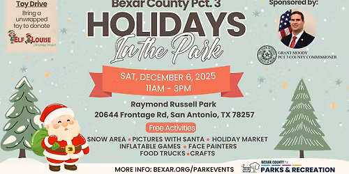 Holidays in the Park \u2744\ufe0f - Bexar County Pct. 3