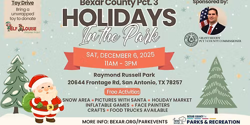 Holidays in the Park \u2744\ufe0f - Bexar County Pct. 3