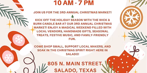 3rd Annual Christmas Market on the Main