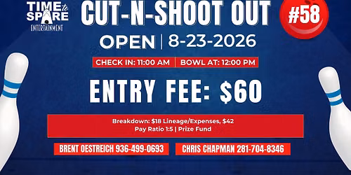 August Cut N Shoot Out #58 at Time to Spare
