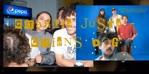 Charlie Juste et Chiens Dog au Verre Bouteille