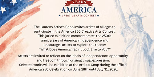 \u201cWhat Does American Spirit Look Like to You?\u201d Art Contest