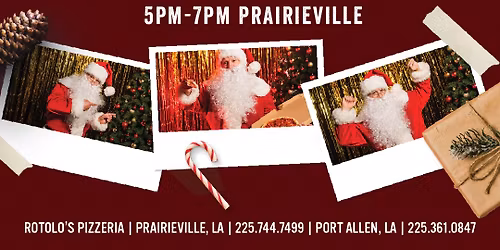 Take pictures with Santa!