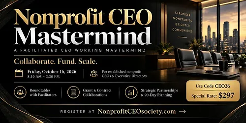The Nonprofit CEO Mastermind (In-person)