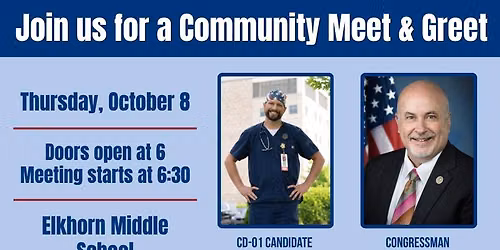 Meet & Greet with Congressman Mark Pocan & Mitchell Berman