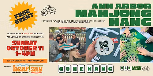 Mahjong at hear.say brewing
