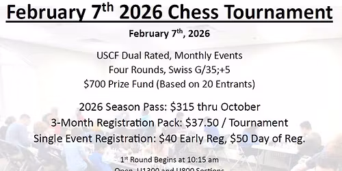 February '26 - Chess League \/ Tournament