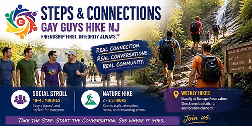 Gay Guys Hike NJ: Steps & Connections