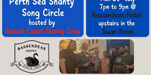 Perth Sea Shanty Song Circle --- Bassendean Hotel - Swan Room