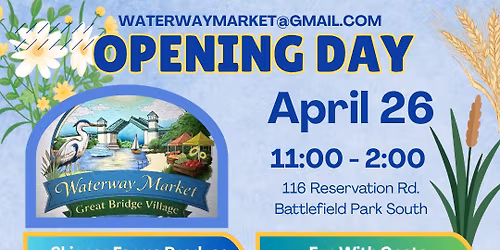 Opening Day Waterway Market at Great Bridge Village