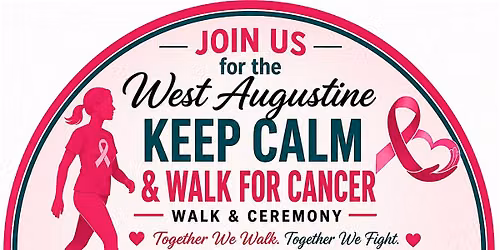West Augustine Keep Calm and Walk for Cancer Walk &Ceremony
