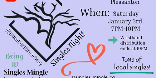 Singles Mingle @ Number One Broadway in Los Gatos