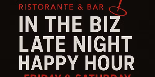 Late Night Happy Hour