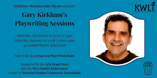Popcorn Plays workshop: Gary Kirkham's playwriting workshops