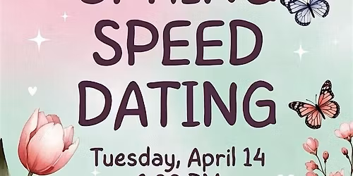 Spring speed dating 2 age groups.