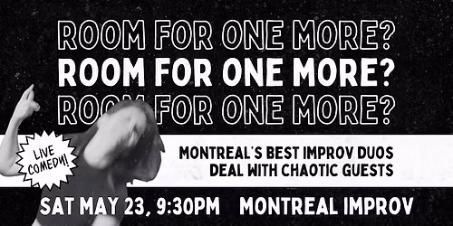 Room for One More? | Live Comedy