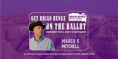 Get Brian Bengs on the Ballot | Mitchell