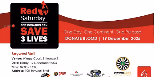 BLOOD DRIVE - 19 DECEMBER 2025