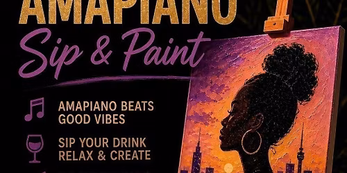 Afro Sip and Paint \ud83c\udfa8