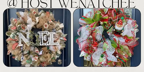 Christmas Ribbon Wreath Making Class