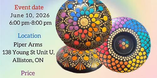 Alliston-Rainbow Harmony Dot-Painting Workshop