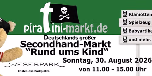 Kinderflohmarkt piratini im Weserpark