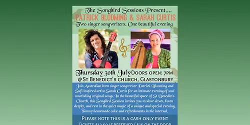The Songbird Sessions with Sarah Curtis & Patrick Blooming