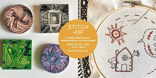 Storytelling through Print and Stitch 4 Week Course