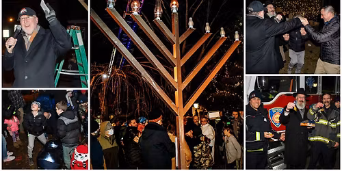 Downtown Cranford Menorah Lighting
