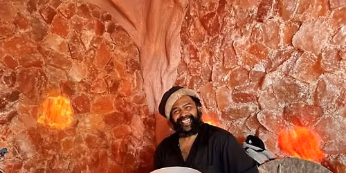 Studio Sound Bath with Ronnie of Continuum Sound Healing in the cave
