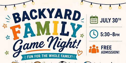 Backyard Family Game Night!