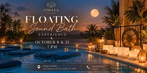 Floating Sound Bath Experience at Omaya Studio