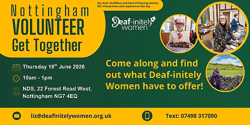 Nottingham volunteers get together