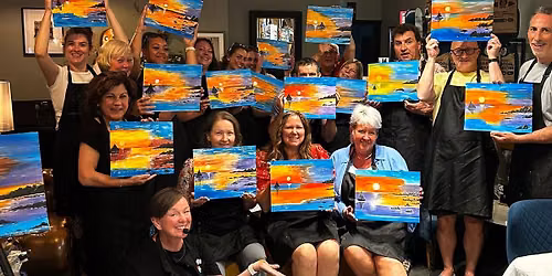 Painting party at Hart Country Stores in Haywards Heath